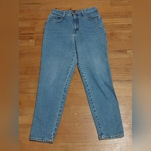 Vintage 90s Bonjour Women's Size 13 / 14 High Rise Mom Blue Jeans 4500106